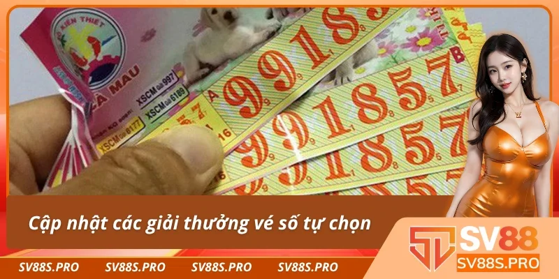 Các giải thưởng vé số tự chọn
